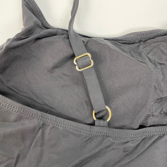 NEW Andie Womens 3XL The Amalfi One-Piece Swimsuit Black Scoop Neck - Picture 6 of 10